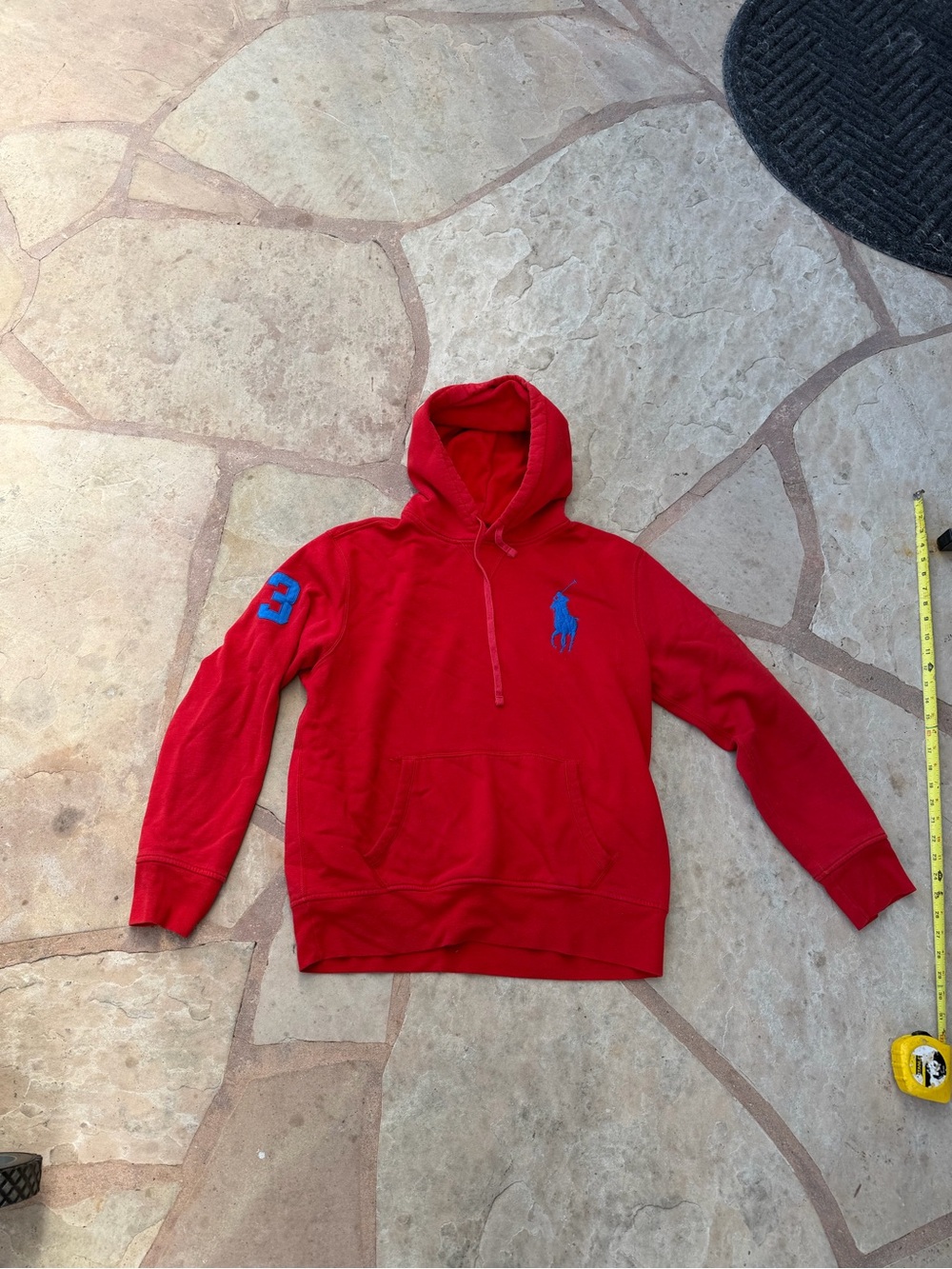 Polo Ralph Lauren Big Pony #3 Men's Red Hoodie